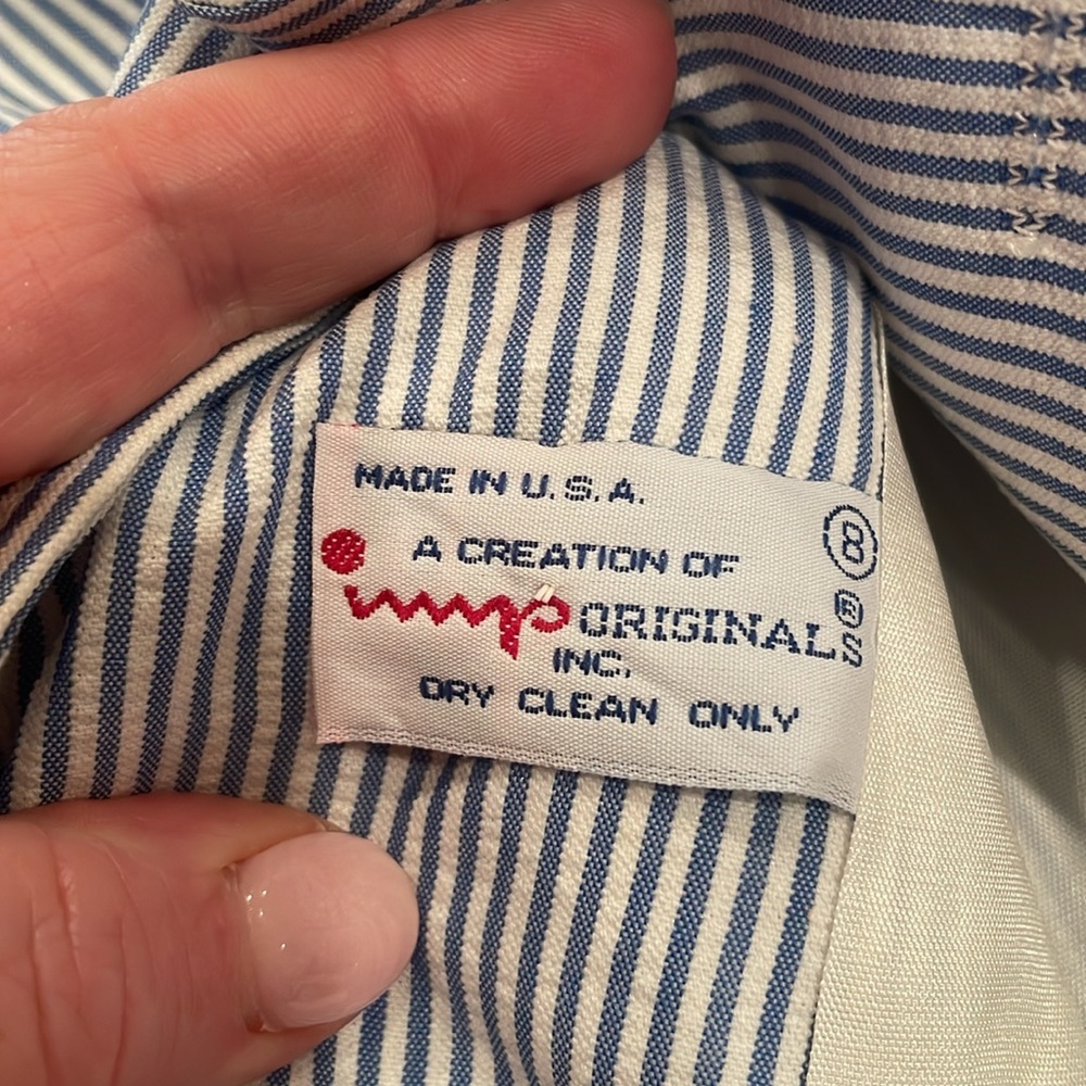Blue Striped Kids Blazer - Picture 2 of 4